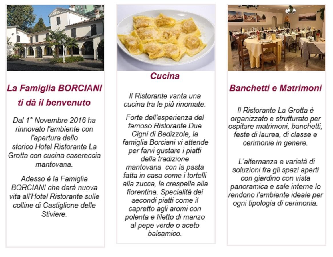 קסטיליונה דלה סטיביירה Hotel Ristorante La Grotta מראה חיצוני תמונה